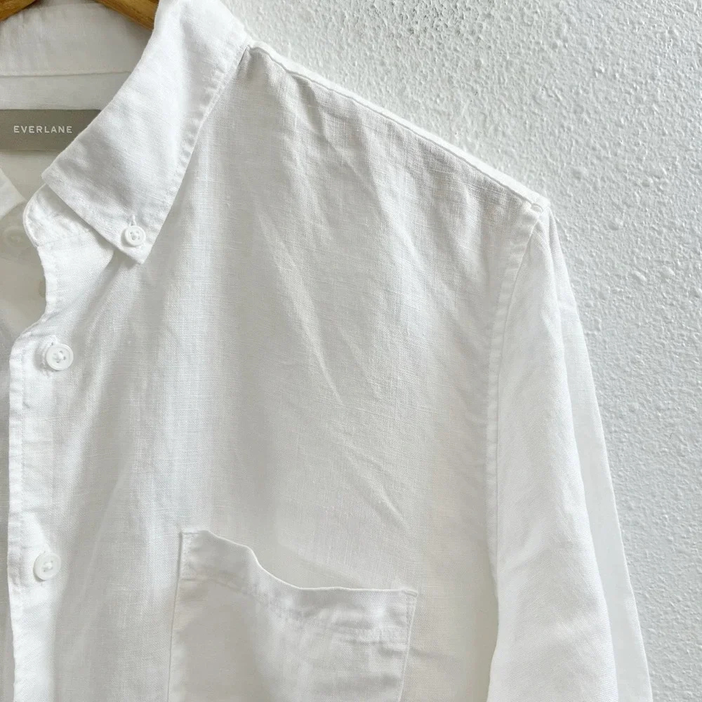 EVERLANE The Classic Shirt 100% Linen Size Medium